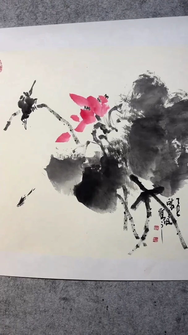 国画澹*张自学水墨国画19