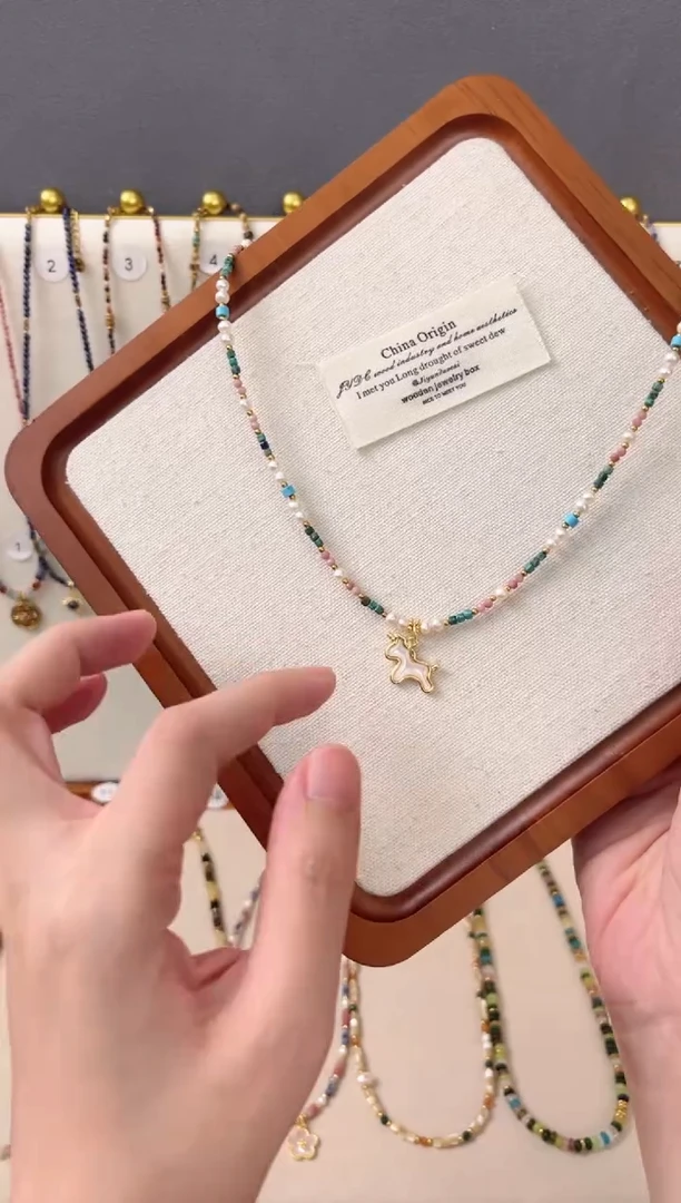 石英质玉钛钢颈饰5号