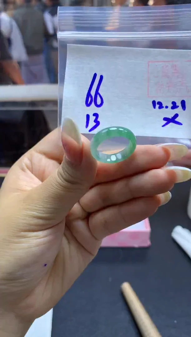 未镶嵌定制翡翠戒圈#66元-毛货需精细抛光