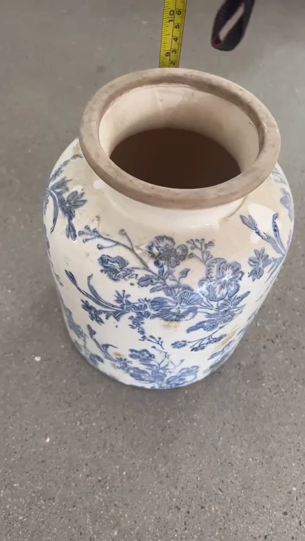 【闪购商品】陶瓷微瑕花盆24.5CM内口CM