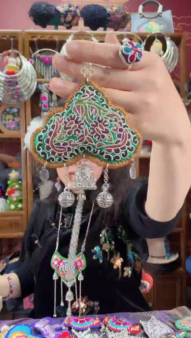 刺绣压襟46甜甜家