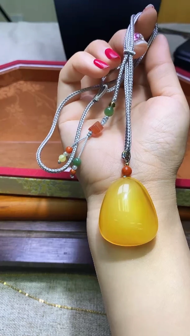 未镶嵌颈饰蜜蜡多样性发一件645