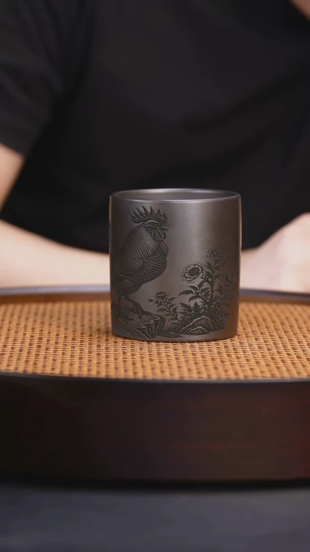 宜兴全手工紫砂杯