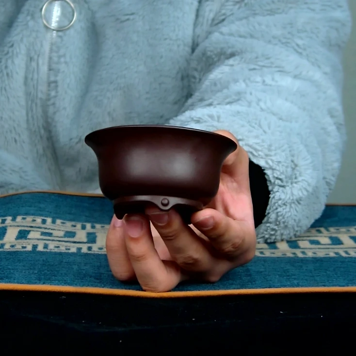 内径7.5*3.5cm精品紫砂花盆