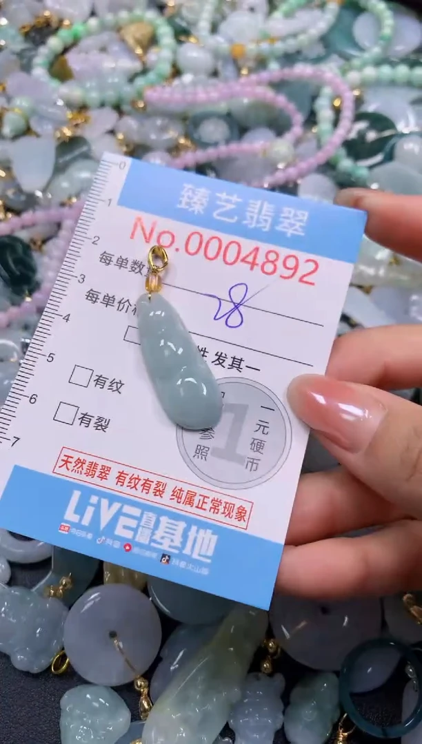 颈饰未镶嵌翡翠4892