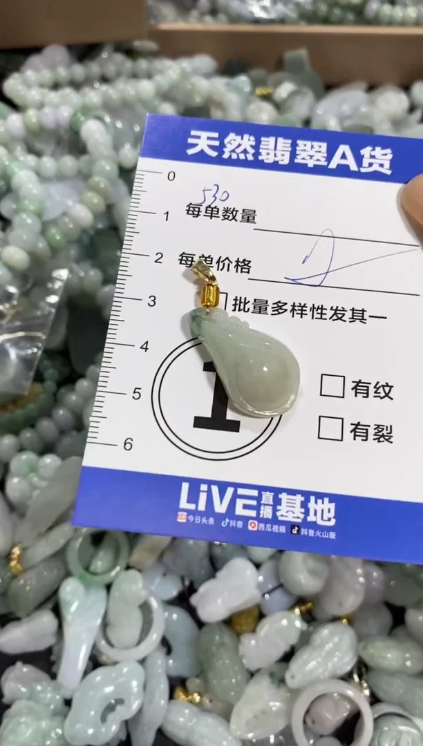 颈饰未镶嵌翡翠天然翡翠A货批量多样性发一件