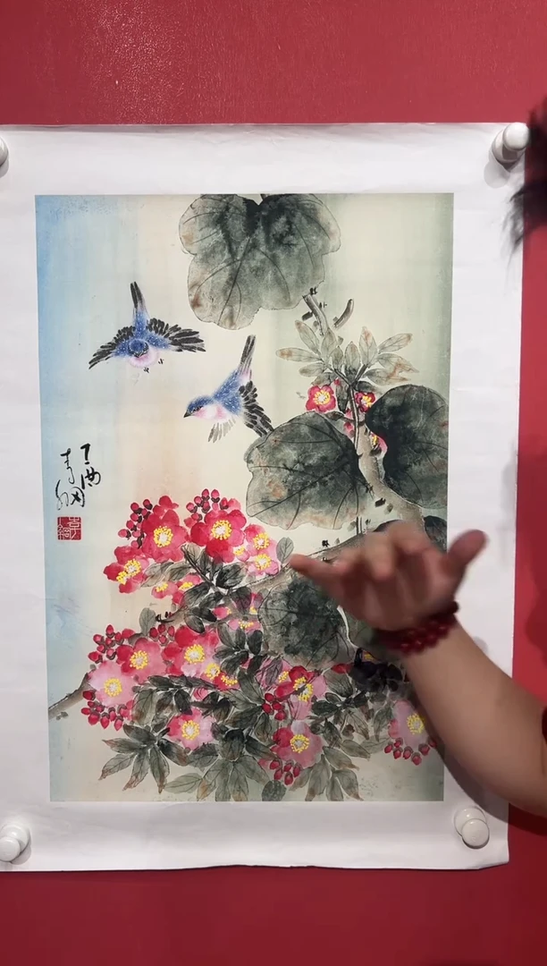 国画李纲-2.7平尺-国画作品