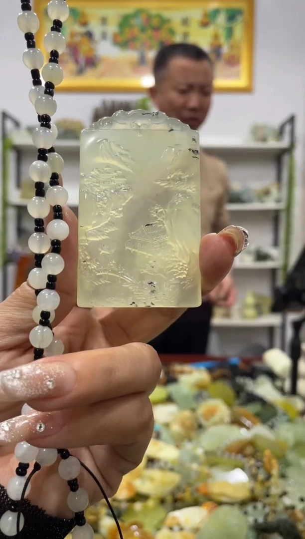 【闪购商品】岫玉吊坠未镶嵌