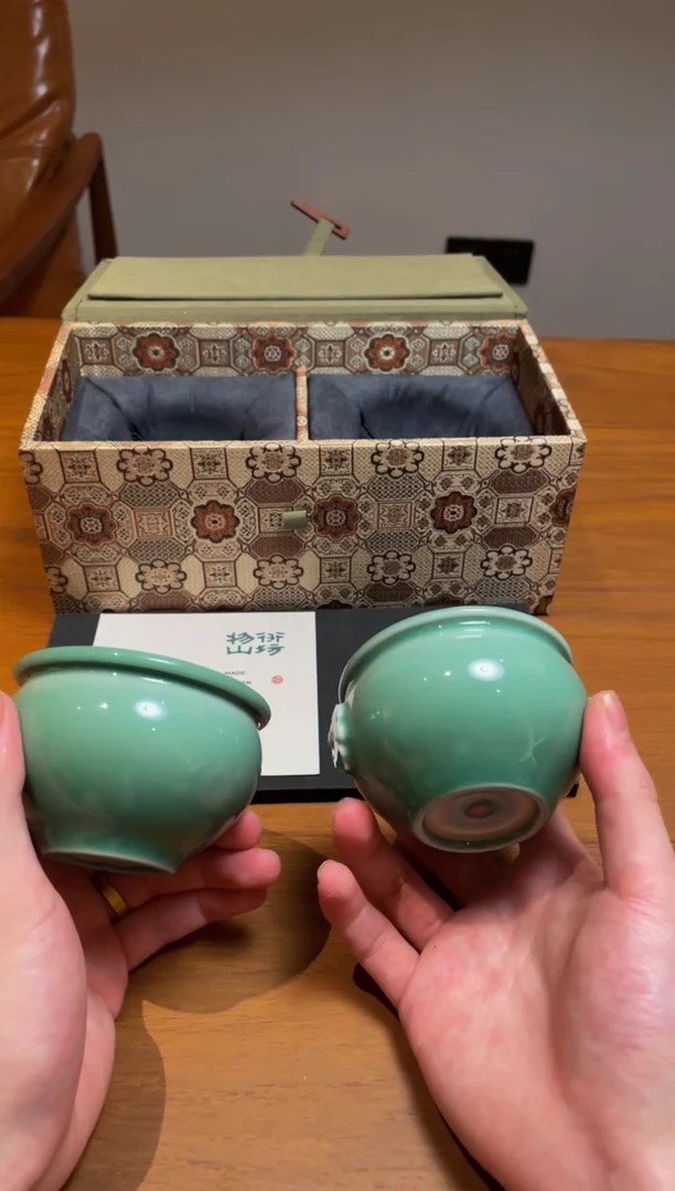 龙泉青瓷如意风水缸