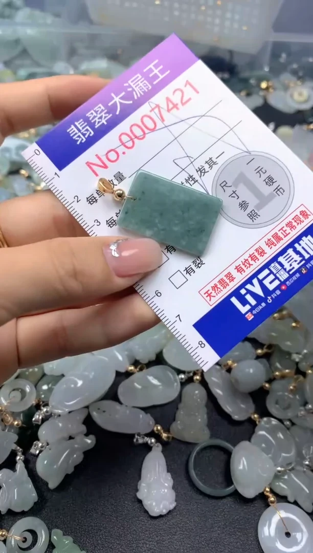 颈饰未镶嵌翡翠7421