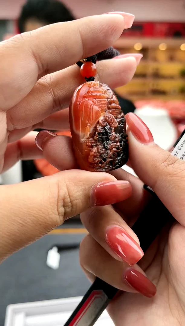 【闪购商品】南红玛瑙南红保山山水牌未镶嵌YJ008-32