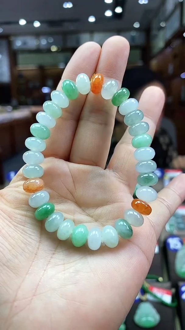 未镶嵌手串翡翠9mm手串