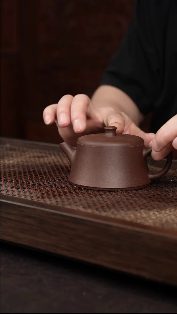 茶壶紫砂紫泥云柱