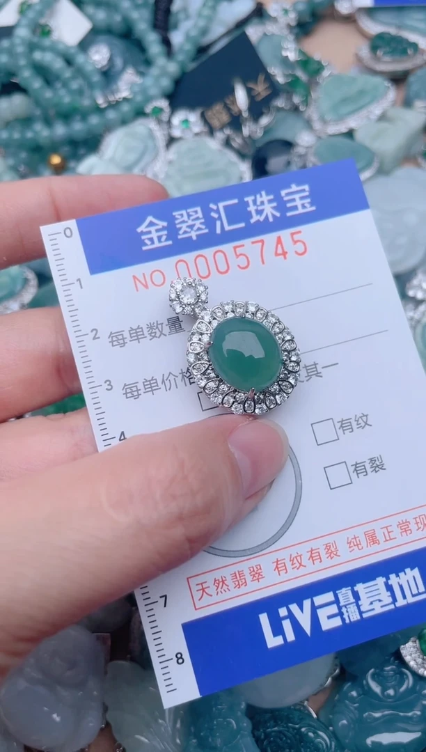 翡翠未镶嵌颈饰5745.....1