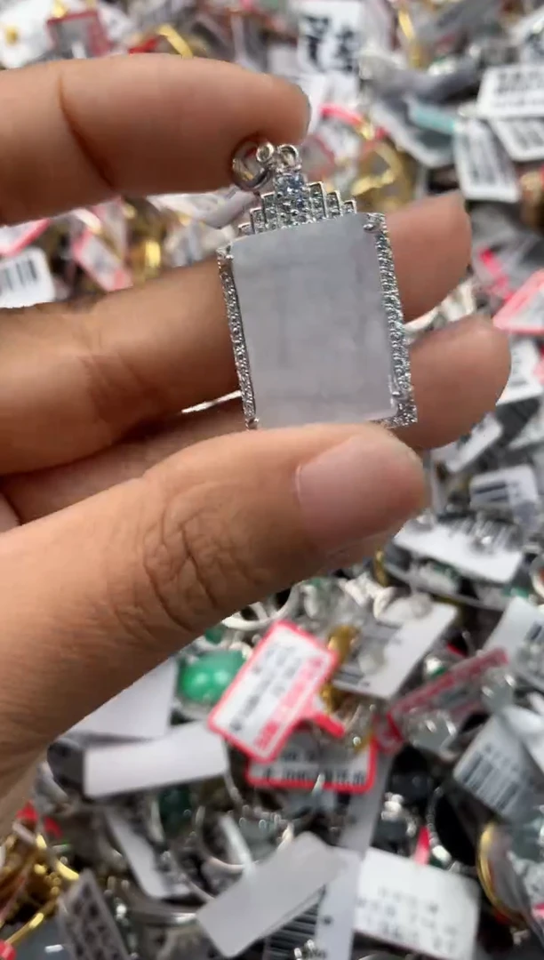 银S925镶嵌戒指翡翠9999-----1