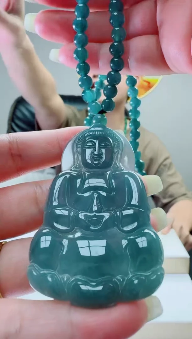 翡翠未镶嵌颈饰多样性随机发其一