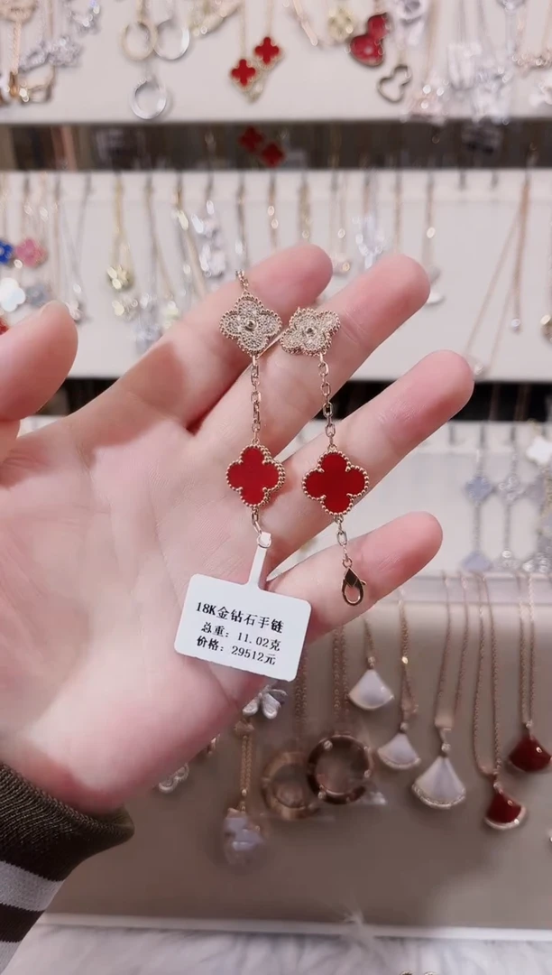 【闪购商品】钻石手链18K金镶嵌18K金镶嵌钻石 K玫