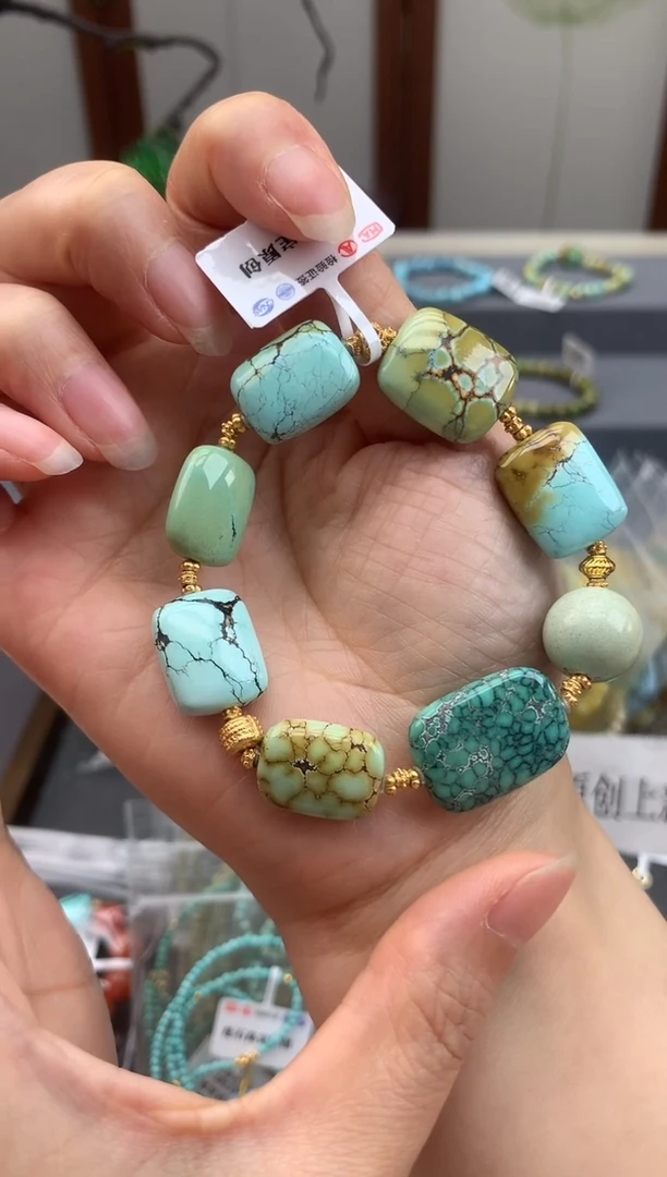 未镶嵌绿松石手串S141