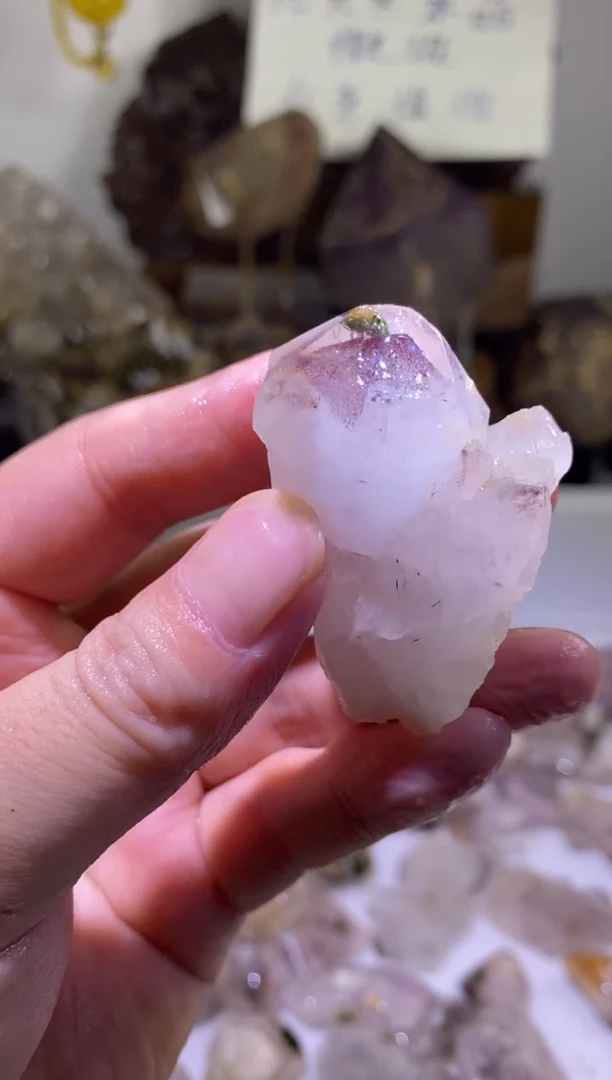 未镶嵌珠宝半成品水晶35号四川超七花园水晶