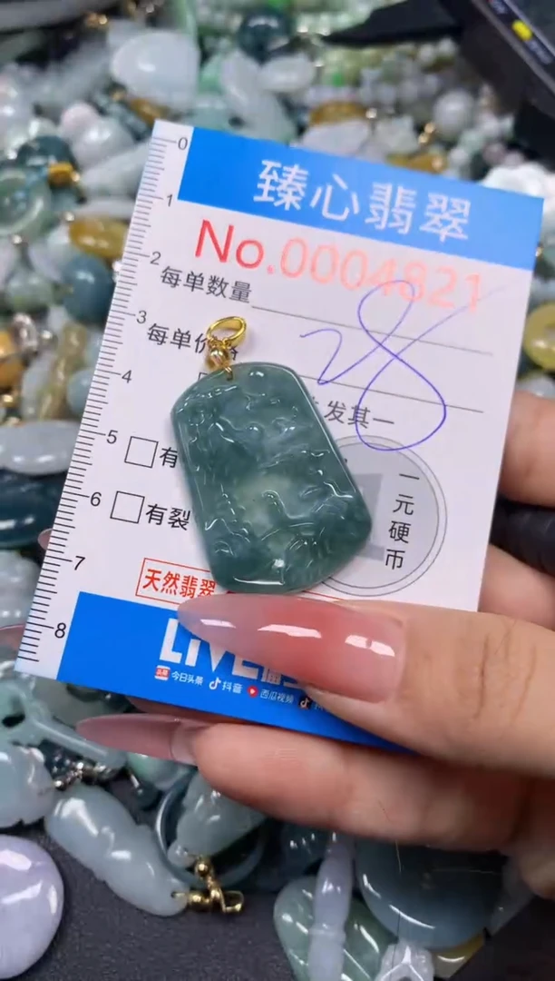 【闪购商品】翡翠颈饰未镶嵌含绳0004821