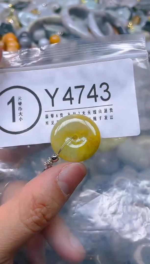 翡翠未镶嵌颈饰/Y/翡翠A货,一件也是批发价