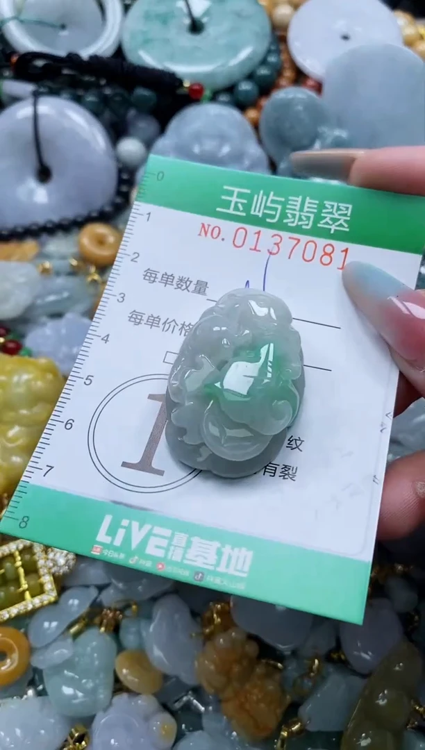 翡翠未镶嵌颈饰闪购0137081