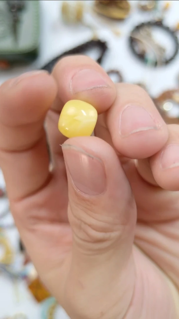 裸石蜜蜡未镶嵌白花蜡精工老型11.1mm