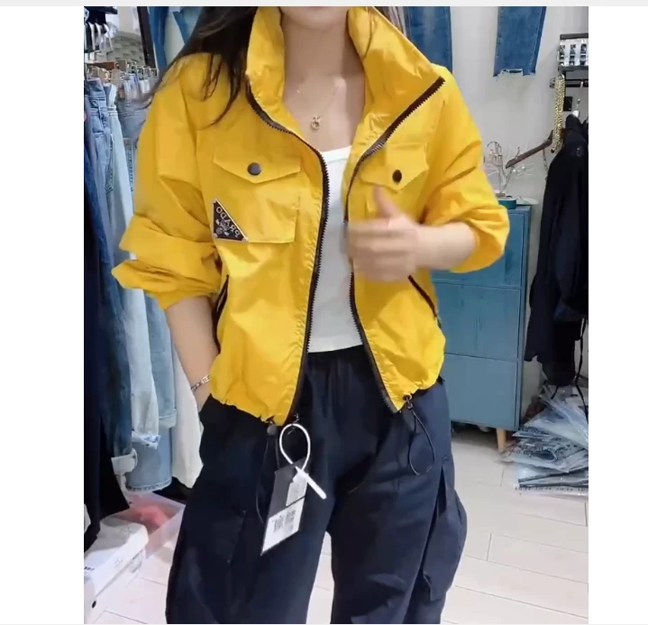 2025春季新款网红同款洋气气质韩版潮流薄款外套裤子女珍-V2