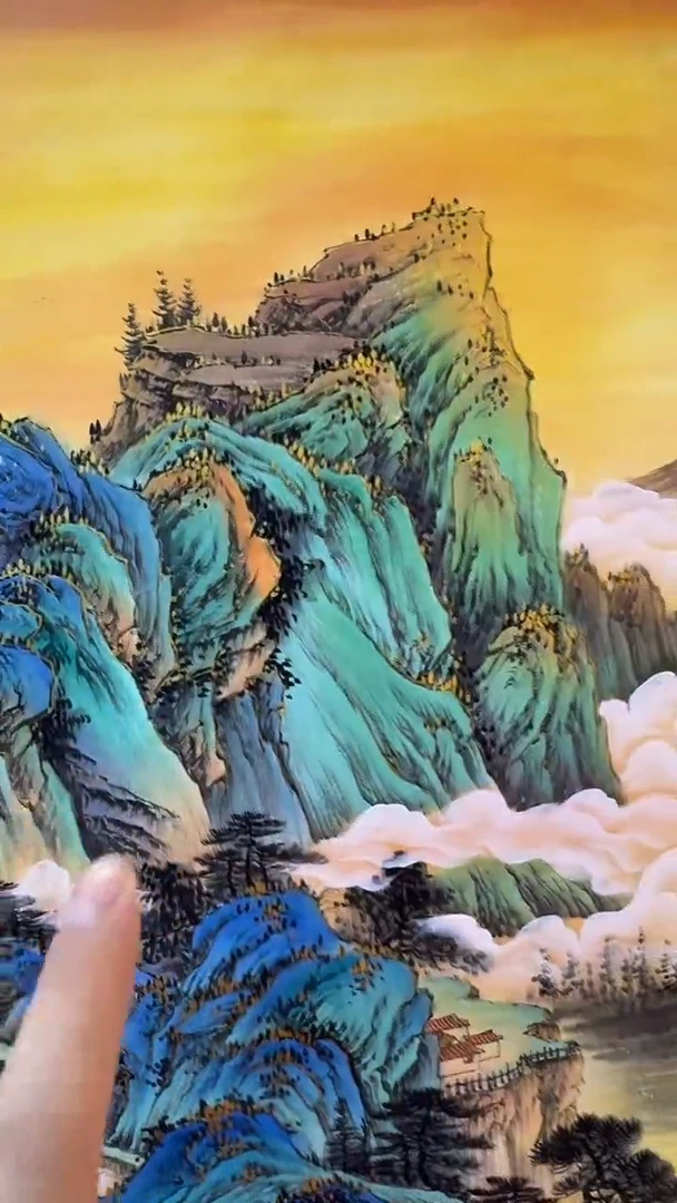 国画王炳杰手绘绘画作品29-11