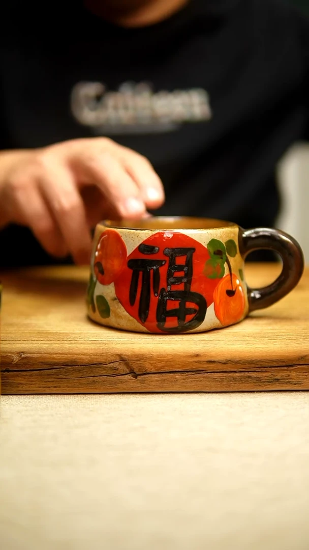 @@陶园瓷舍@@纯手工手绘@高温釉下彩