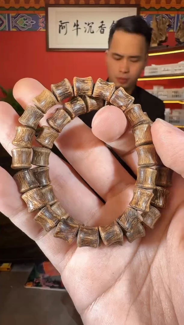 沉香手串Z5芽庄都彭多样性发一