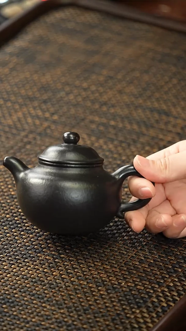 【闪购商品】紫砂茶杯非遗茶器-掇球（朱泥捂灰）