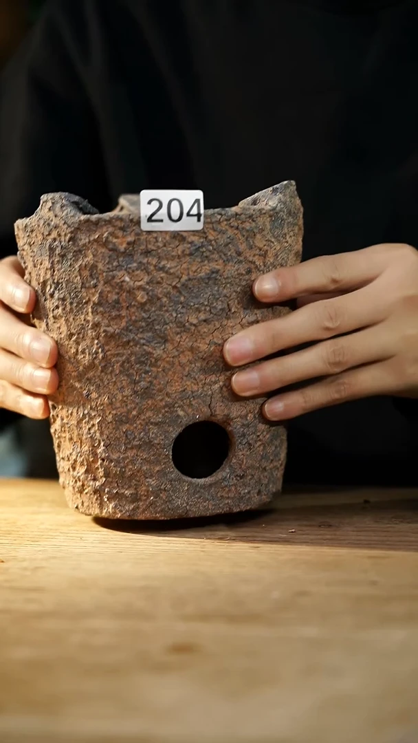 瓷片设计师手作！！落单设计师系列！！粗陶粗矿炭炉