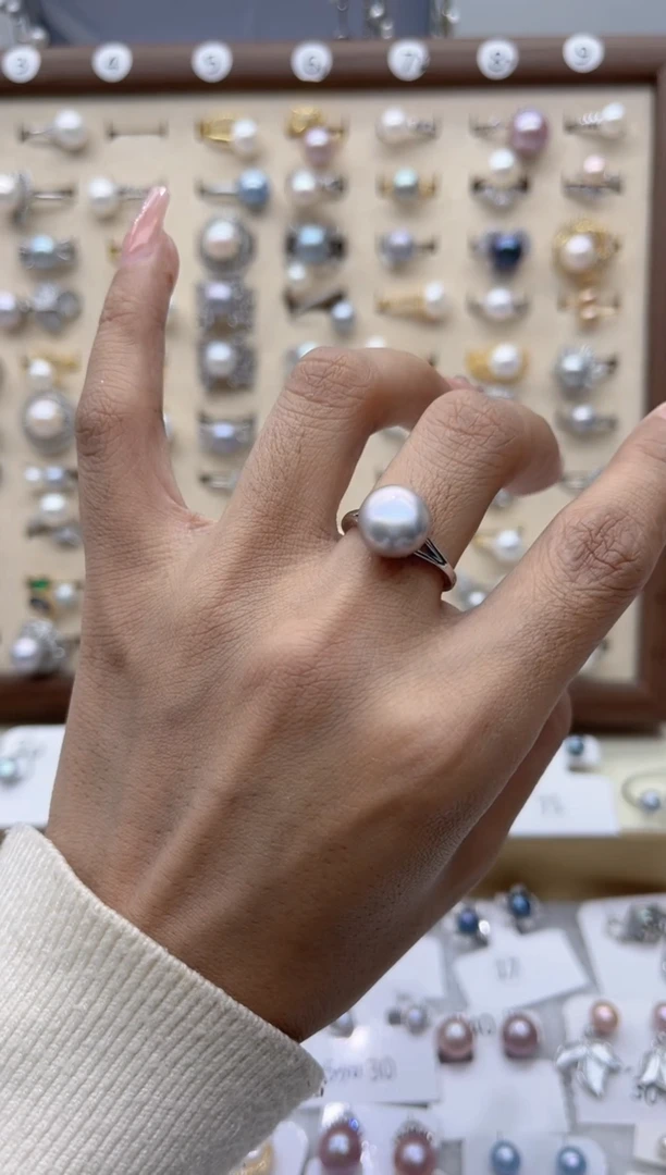 【闪购商品】淡水珍珠戒指合金0.0