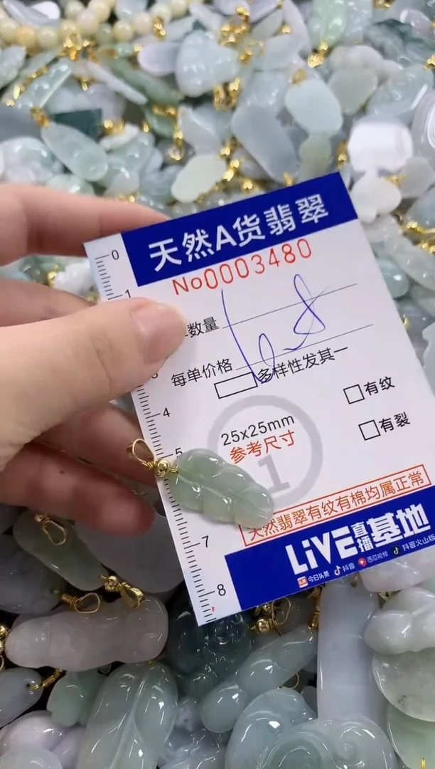 颈饰未镶嵌翡翠天然A货翡翠
