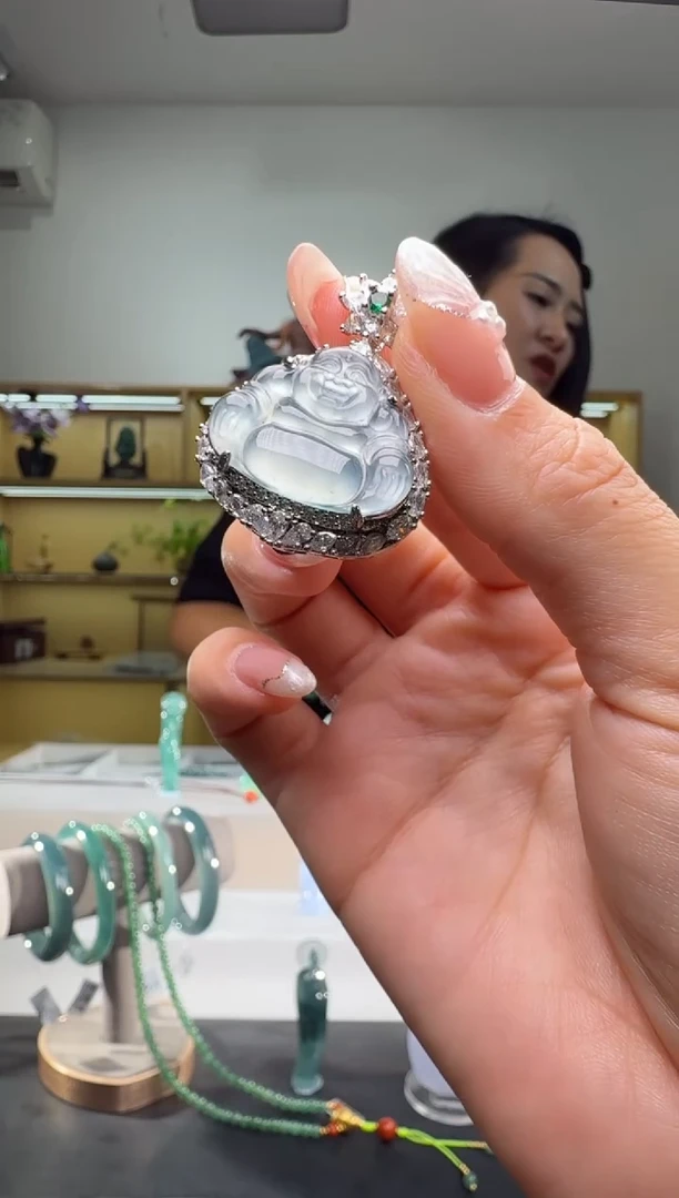 吊坠(不含链)未镶嵌翡翠佛公（多样性发其一）