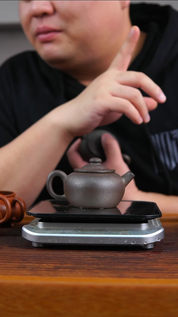 茶壶紫砂还原烧巨轮珠90CC