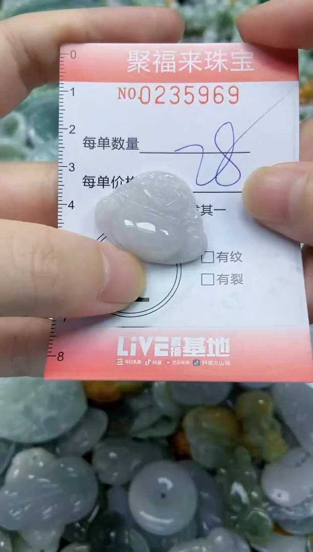 未镶嵌挂件翡翠闪购0235969