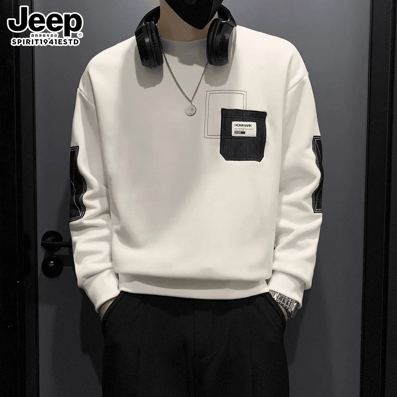 男士卫衣春秋季2025新款爆款痞帅青少年潮牌男装高档长袖打底外套