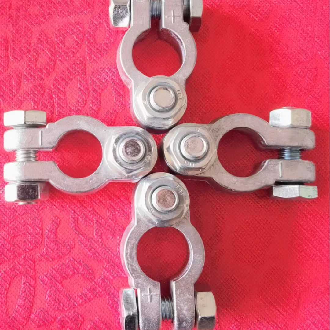 汽车电瓶桩头  铅锑合金电瓶桩头  通用加厚电瓶夹头一对价