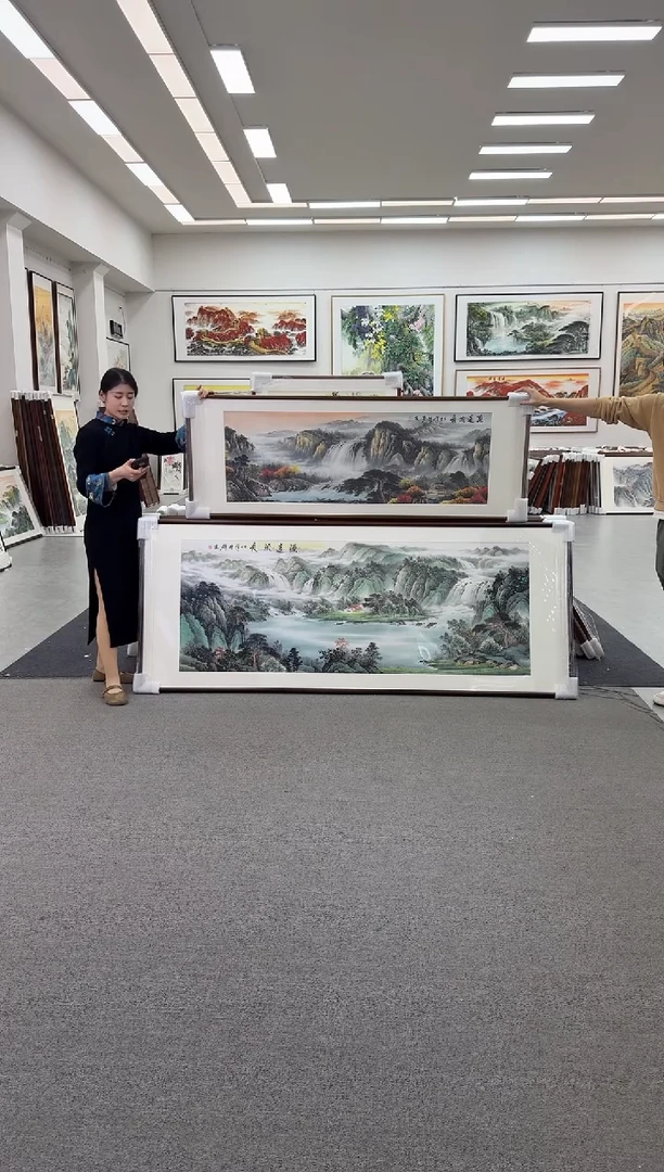 国画手绘 源远流长172*62
