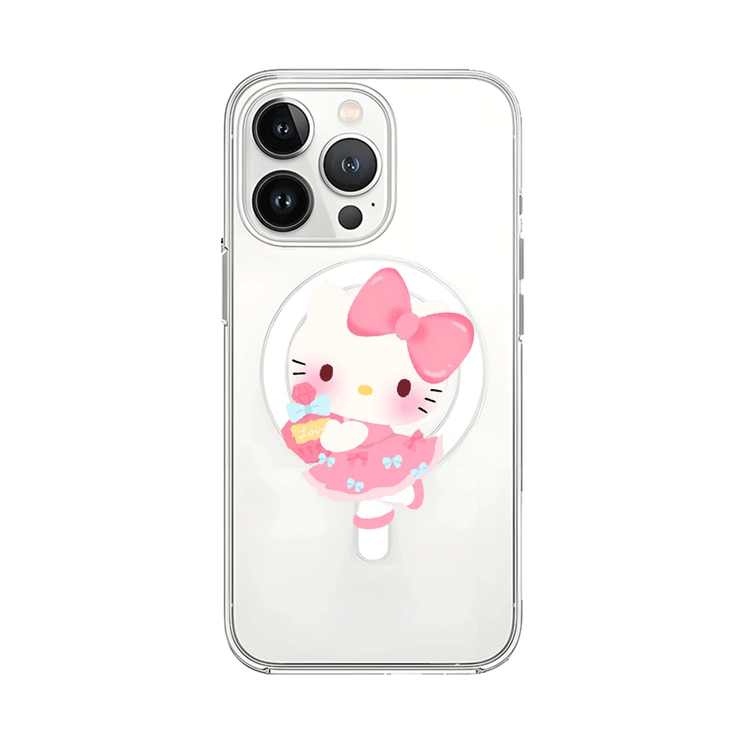 跳舞kt新款磁吸软边亚克力手机壳适用苹果16/iPhone15proma壳