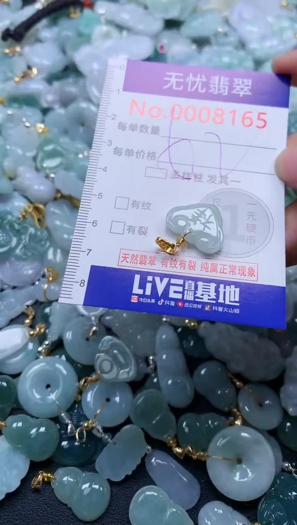 颈饰未镶嵌翡翠8165