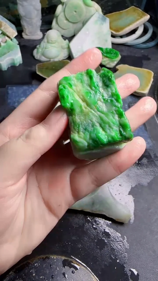 未镶嵌挂件翡翠次****9天然翡翠014