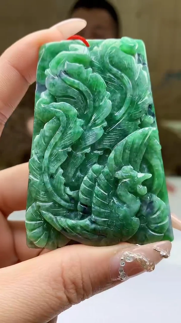 【闪购商品】定制翡翠未镶嵌4812ty-毛货挂件19