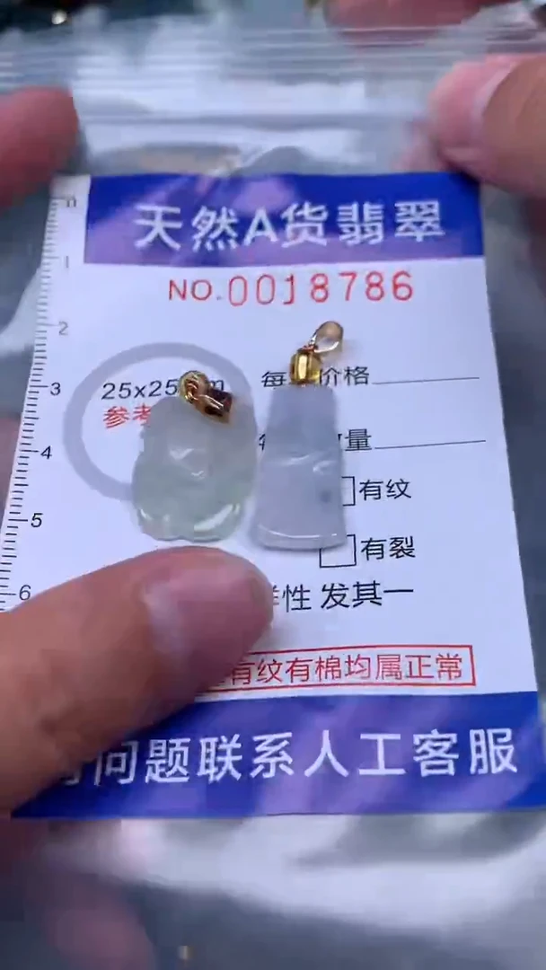 吊坠(不含链)未镶嵌翡翠1