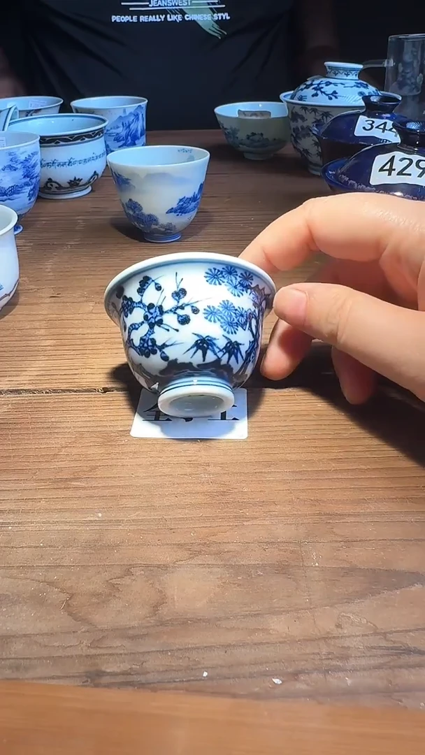 婺州窑龙窑烧制技艺全手工青花