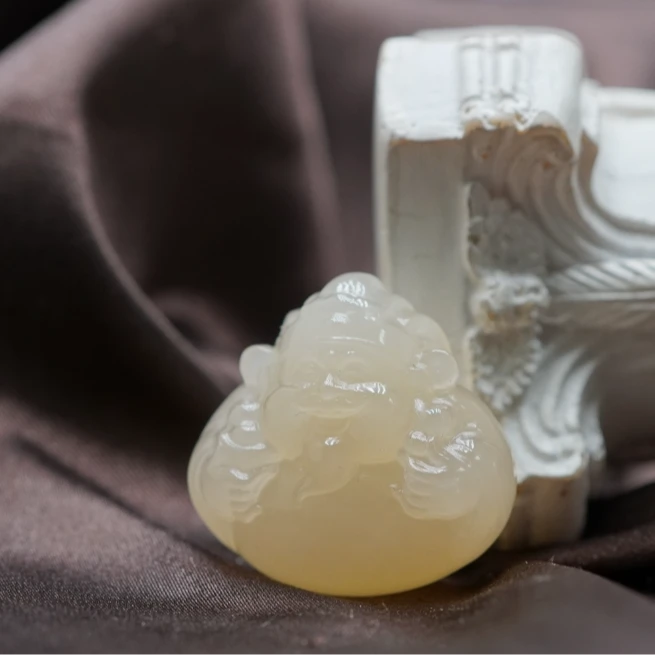 【山哥专享】和田玉财神吊坠 V040905