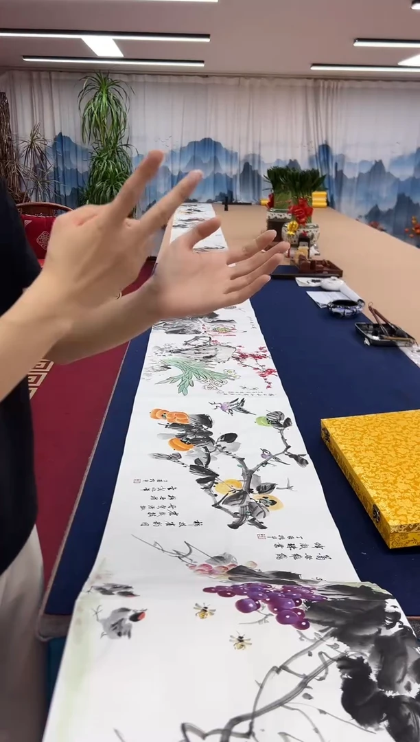 书法张振甲 花鸟 册页