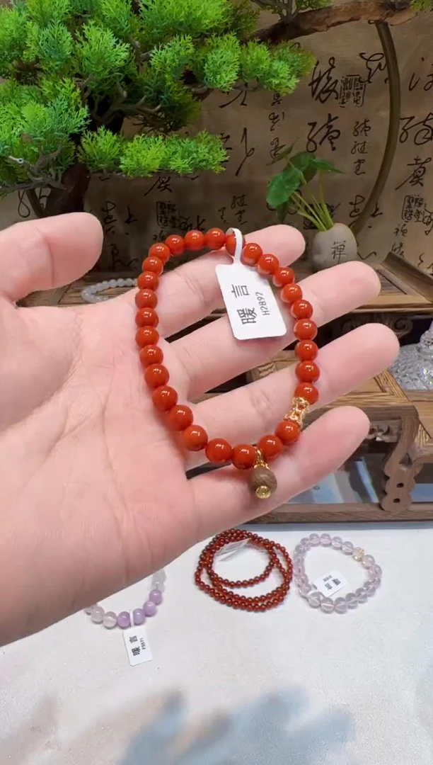 未镶嵌手链玛瑙/玉髓手饰@@